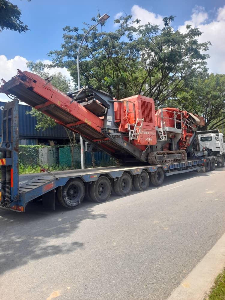 Used mobile jaw crusher